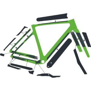 Scott Sports SYN Frame Protection kit ADDICT gravel – clear matt