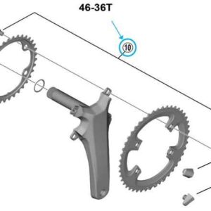 Shimano Shimano boulon plateau set FC-08