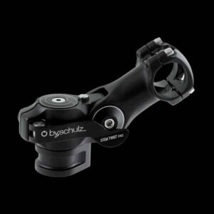 byschulz Potence, TWIST PRO SDS 31.8, Extension: 88, angle: -20° bis +60°, DI-serrage: 28.6, alu 3D