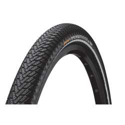 Continental Pneu TopContact Win Pre II 700x37C pliable avec bande réflé. black (700x37C)